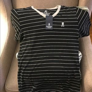 Men’s Psycho bunny v neck tee new with tags